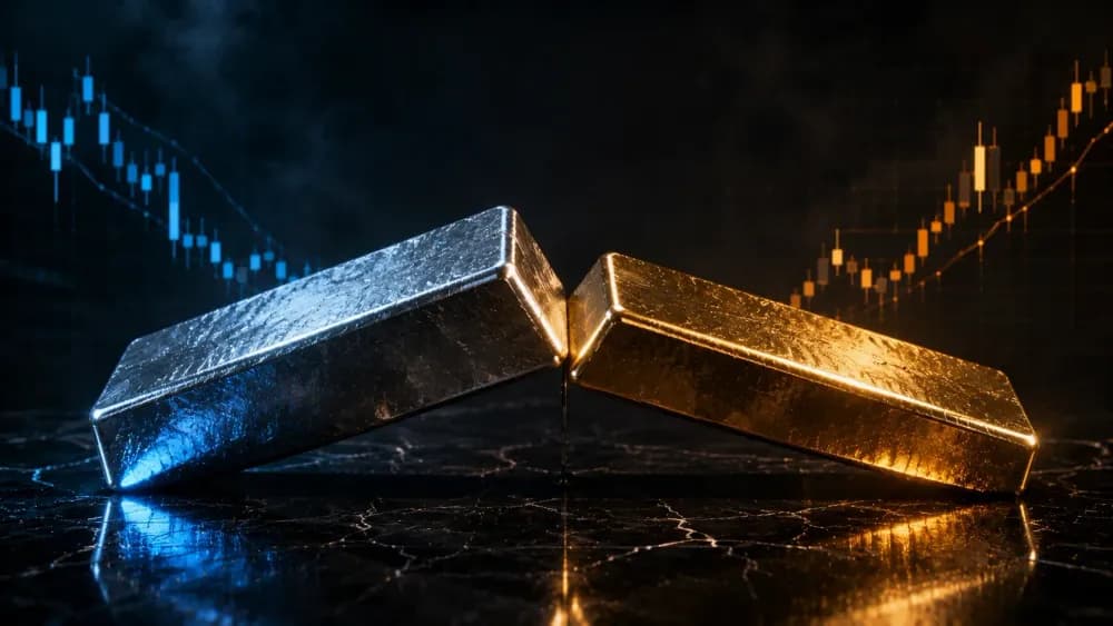 Die Woche, in der Silber und Gold sich nicht mehr gemeinsam bewegten