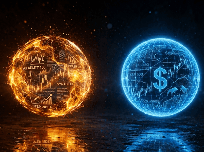 Synthetic Indices vs Stock Indices: Key trading difference