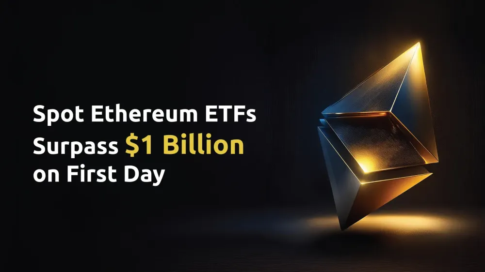 Fuerte debut para los ETFs de Ethereum al contado: Un paso adelante tras la aprobación de ETFs por parte de la SEC.