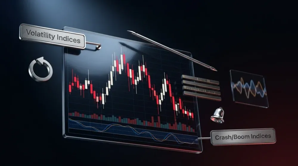 TradingView tools to analyse Deriv Synthetic Indices