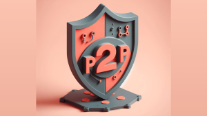 A shield symbolising protection on P2P platforms