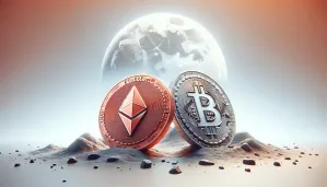bitcoin and ethereum on the moon